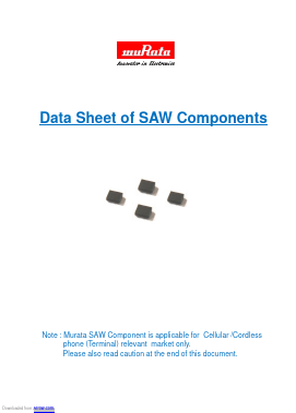 SAYRF1G88CA0B0A Datasheet PDF Murata Manufacturing