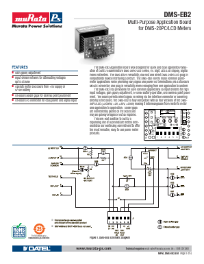 DMS-20LCD-X-5 Datasheet PDF Murata Manufacturing