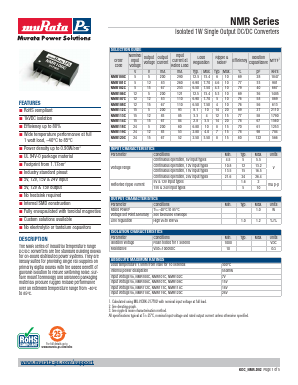 NMR106C Datasheet PDF Murata Manufacturing