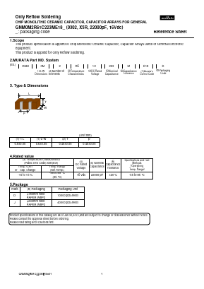 GNM0M2R61C223ME18 Datasheet PDF Murata Manufacturing