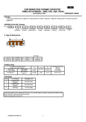 GNM2145C1H100KD01 Datasheet PDF Murata Manufacturing