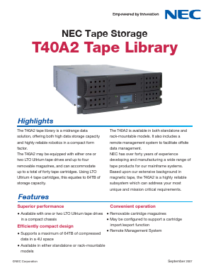 T40A2 Datasheet PDF NEC => Renesas Technology