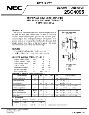 2SC4095 Datasheet PDF NEC => Renesas Technology