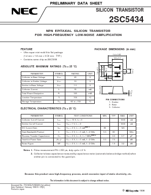 C5434 Datasheet PDF NEC => Renesas Technology