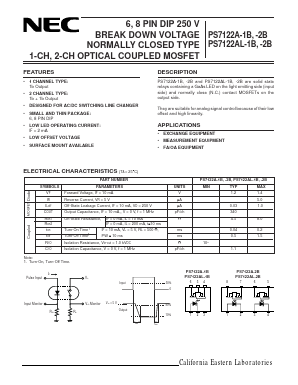 PS7122AL-1B Datasheet PDF NEC => Renesas Technology