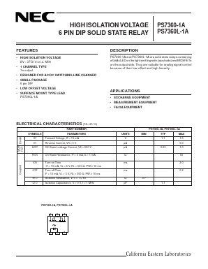 PS7360 Datasheet PDF NEC => Renesas Technology