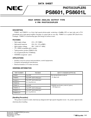 PS8601-V Datasheet PDF NEC => Renesas Technology