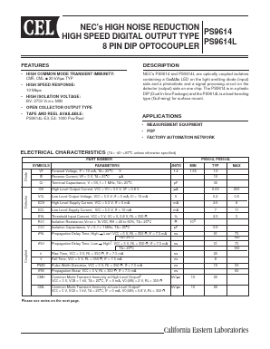 PS9614 Datasheet PDF NEC => Renesas Technology