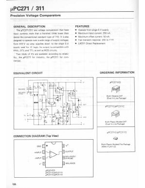 UPC271G Datasheet PDF NEC => Renesas Technology