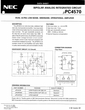UPC4570HA Datasheet PDF NEC => Renesas Technology