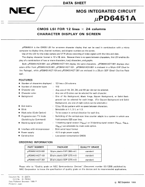 UPD6451AGT-301 Datasheet PDF NEC => Renesas Technology