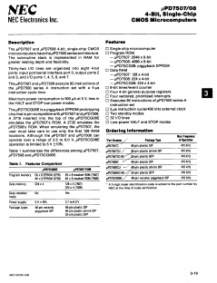 UPD7507GC-00 Datasheet PDF NEC => Renesas Technology
