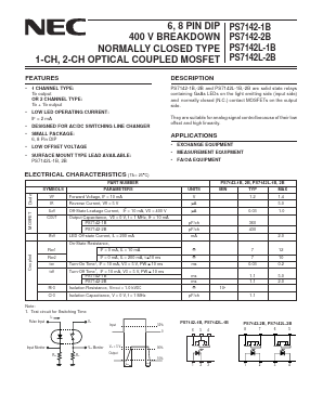 PS7142L-1B-E4 Datasheet PDF NEC => Renesas Technology