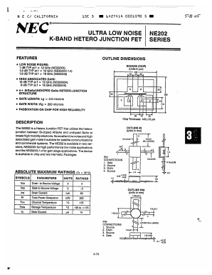 NE20283A-1.4 Datasheet PDF NEC => Renesas Technology