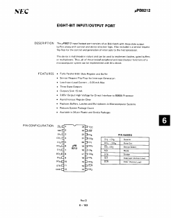 UPB8212D Datasheet PDF NEC => Renesas Technology