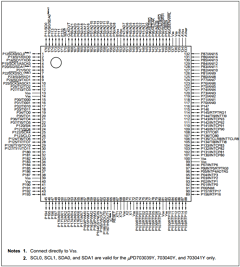 UPD703041GM-XXX-UEU Datasheet PDF NEC => Renesas Technology
