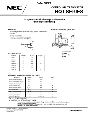 HQ1 Datasheet PDF NEC => Renesas Technology