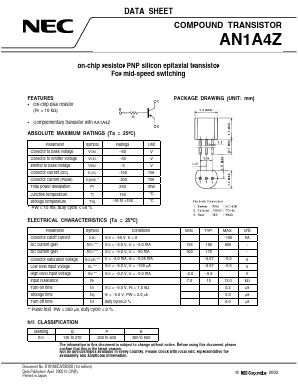 AN1A4Z Datasheet PDF NEC => Renesas Technology