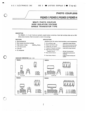 PS2403-1 Datasheet PDF NEC => Renesas Technology