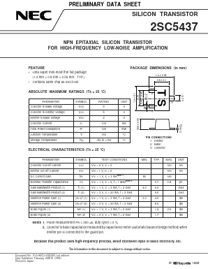 C5437-T1 Datasheet PDF NEC => Renesas Technology