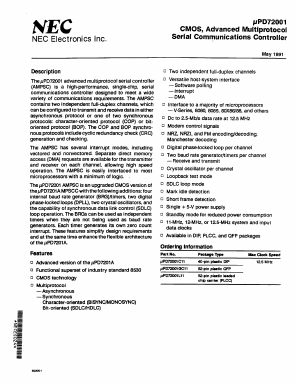 UPD72001L Datasheet PDF NEC => Renesas Technology
