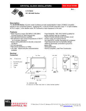 SC-1447 Datasheet PDF NEL Frequency Controls