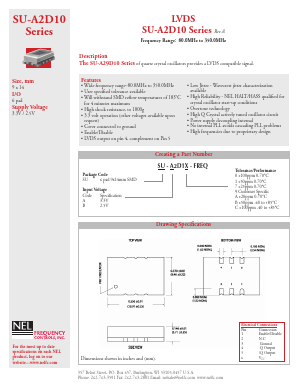 SU-B2D11 Datasheet PDF NEL Frequency Controls
