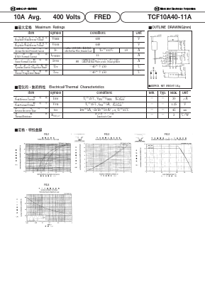 TCF10A40-11A Datasheet PDF Nihon Inter Electronics