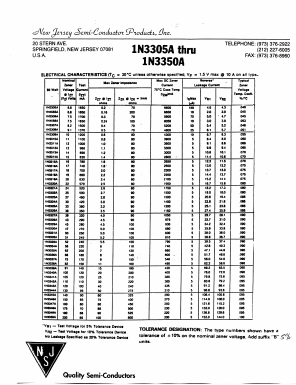 1N3307A_ Datasheet PDF New Jersey Semiconductor