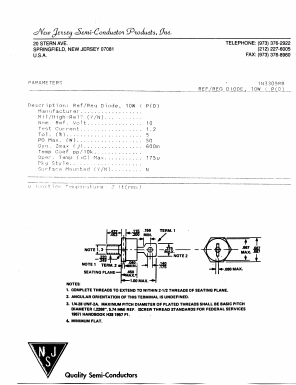 1N3309RB Datasheet PDF New Jersey Semiconductor