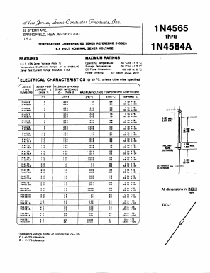 1N4571_ Datasheet PDF New Jersey Semiconductor