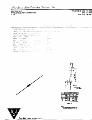 1N5120 Datasheet PDF New Jersey Semiconductor
