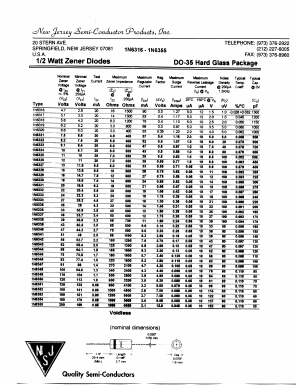 1N6318 Datasheet PDF New Jersey Semiconductor