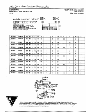 2N494B_ Datasheet PDF New Jersey Semiconductor