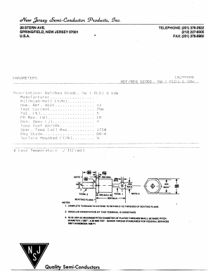 1N2990RB Datasheet PDF New Jersey Semiconductor