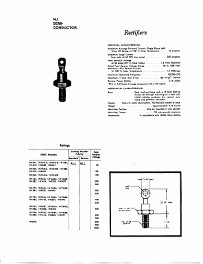1N2238 Datasheet PDF New Jersey Semiconductor