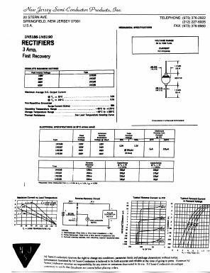 1N5190 Datasheet PDF New Jersey Semiconductor