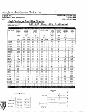 SP25UF Datasheet PDF New Jersey Semiconductor