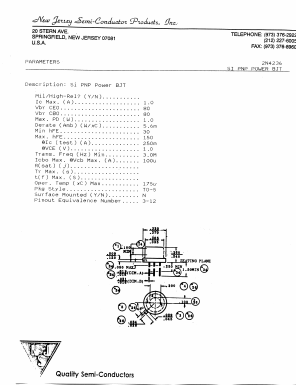 2N4236_ Datasheet PDF New Jersey Semiconductor