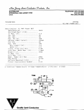 2N5956_ Datasheet PDF New Jersey Semiconductor