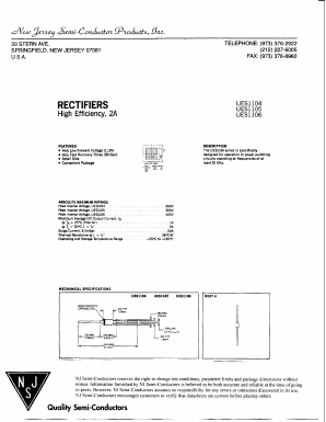 UES1105 Datasheet PDF New Jersey Semiconductor