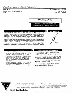 LC26A Datasheet PDF New Jersey Semiconductor