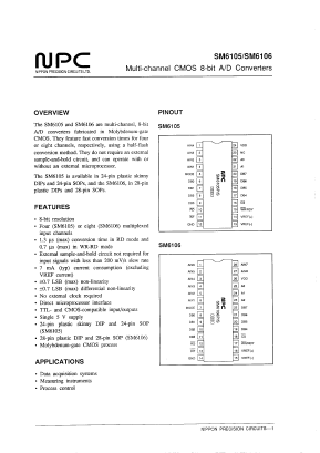SM6106P Datasheet PDF Nippon Precision Circuits 