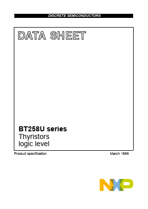 BT258U-500R Datasheet PDF NXP Semiconductors.