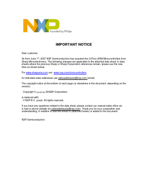 LH7A404-N0F-092 Datasheet PDF NXP Semiconductors.