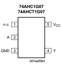 74AHC1G07GW Datasheet PDF NXP Semiconductors.