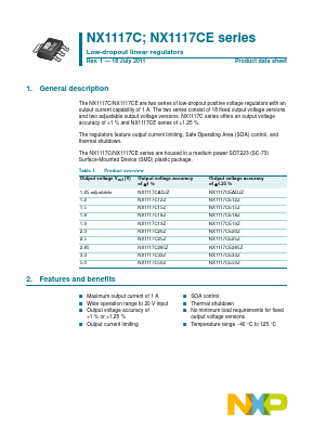 NX1117 Datasheet PDF NXP Semiconductors.