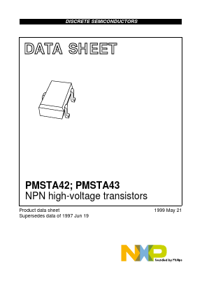 PMSTA43 Datasheet PDF NXP Semiconductors.