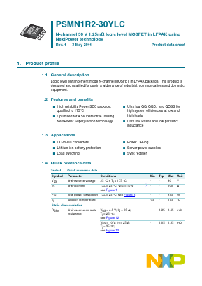 1C230L Datasheet PDF NXP Semiconductors.