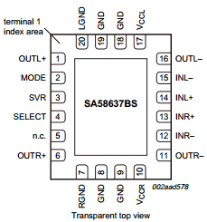 SA58637 Datasheet PDF NXP Semiconductors.